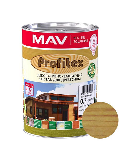 Пропитка Profitex светлый дуб, 0,7кг 586x674 в Материке