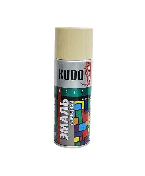Эмаль аэроз. KUDO слоновая кость, 520мл 495x660 Эмаль аэроз. KUDO слоновая кость, 520мл 495x660 в Материке