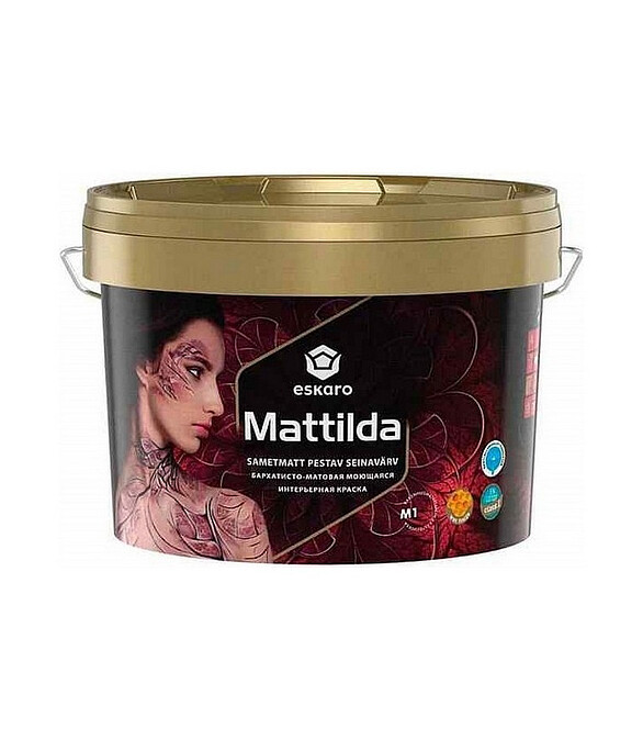 Краска Eskaro Mattilda бархатисто-матовая, 9,5л 586x674 Краска Eskaro Mattilda бархатисто-матовая, 9,5л 586x674 в Материке
