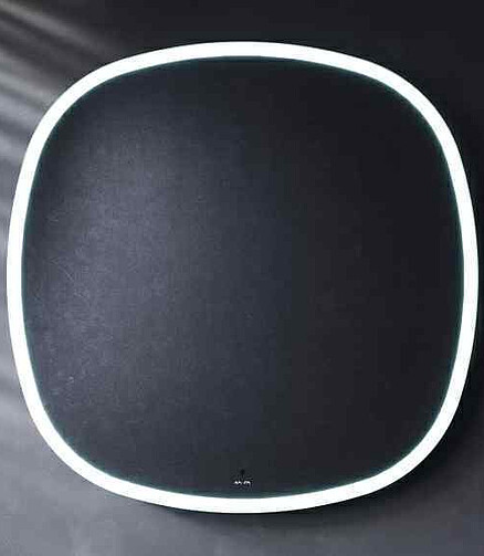 Зеркало FUNC M8FMOX0801WGS 80х80см: LED-подсветка, ИК-сенсор 438x503 в Материке - Вариант 2