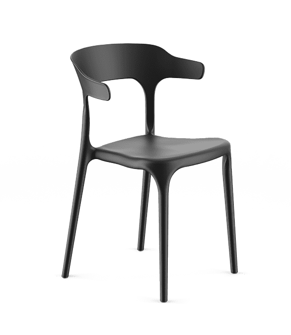 Стул ENOVA (48x44x78см) пластик черный PP0002B4 586x674 Стул ENOVA (48x44x78см) пластик черный PP0002B4 586x674 в Материке