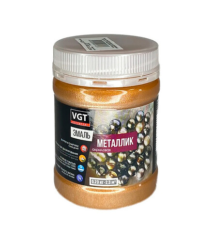 Эмаль VGT металлик бронза, 0,23кг 438x503 в Материке
