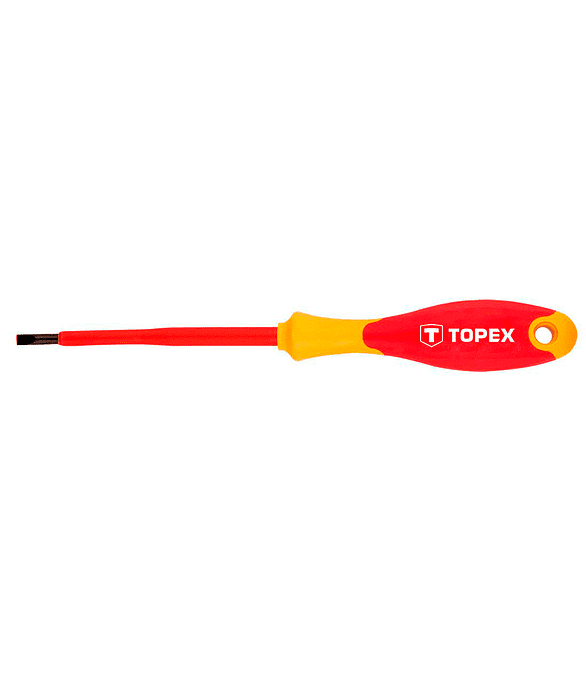 Отвертка диэлектр. TOPEX SL4х100мм 586x674 Отвертка диэлектр. TOPEX SL4х100мм 586x674 в Материке