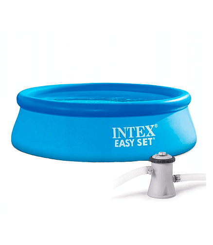 Бассейн надувной INTEX Easy Set (244х61см) фильтр-насос арт.28108NP 438x503 в Материке
