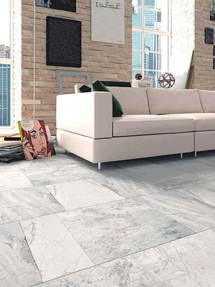 Керамогранит Beryoza Ceramica CABA 50х50 см 1,5 м2 цвет серый 238x286 в Материке