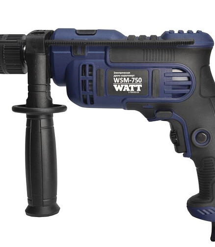 Дрель ударная WATT WSM-750 750Вт 438x503 в Материке - Вариант 2
