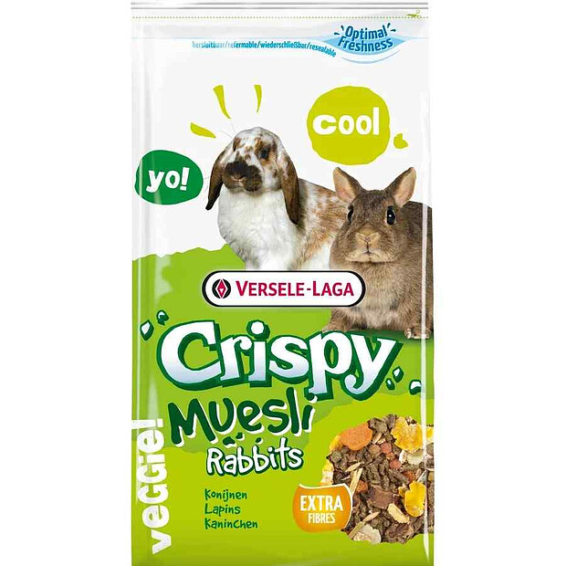 Корм для кроликов Crispy Muesli Rabbits, VERSELE-LAGA (1кг)