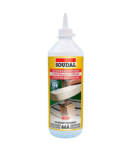 Клей SOUDAL 66A водостойкий полиуретановый для дерева, 250г 438x503 в Материке