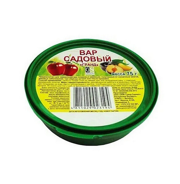 Вар садовый Гранд (75г) Гранд-Сервис 586x674 Вар садовый Гранд (75г) Гранд-Сервис 586x674 в Материке