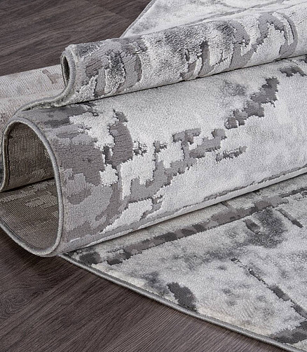 Ковер ARMINA 03752A Grey/Grey 80*150, овал 438x503 в Материке - Вариант 2