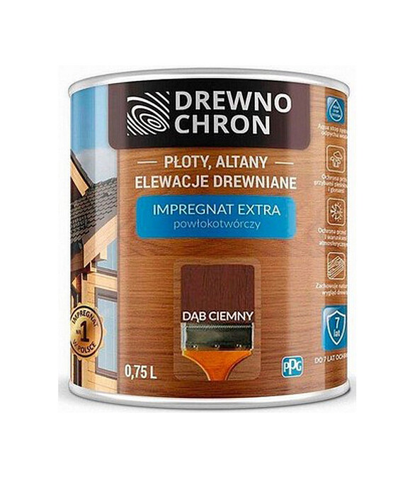 Пропитка DREWNOCHRON IMPREGNAT EXTRA дуб темный, 0,75л 586x674 Пропитка DREWNOCHRON IMPREGNAT EXTRA дуб темный, 0,75л 586x674 в Материке