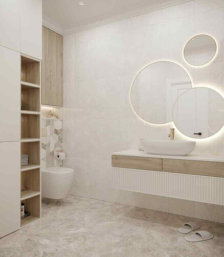 Плитка Beryoza Ceramica ANTIQUE 30х60см 1,62м2 цвет беж 438x503 в Материке