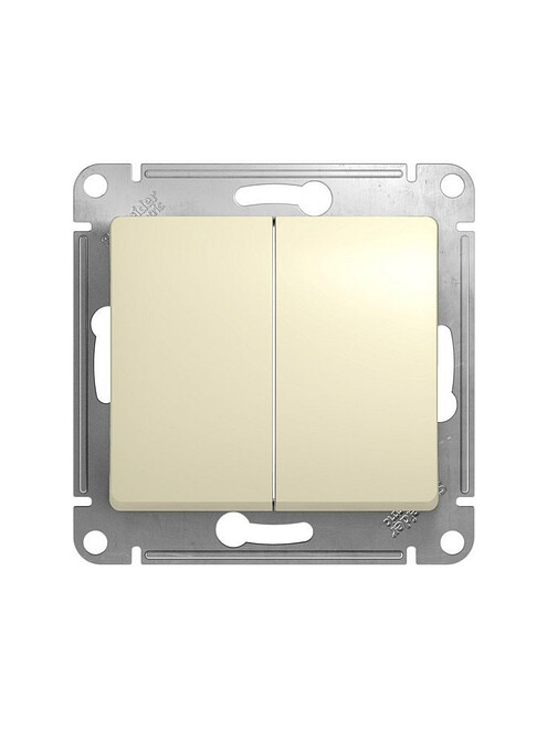 Выключатель прох. SE GLOSSA GSL000265 2кл. беж. 495x660 Выключатель прох. SE GLOSSA GSL000265 2кл. беж. 495x660 в Материке