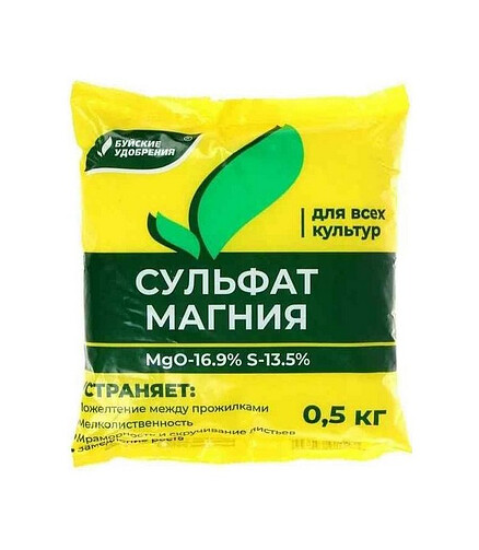 Удобрение Сульфат магния (0,5кг) 438x503 в Материке