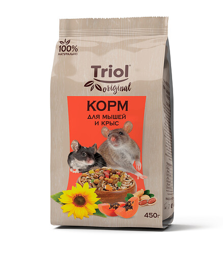 Корм для мышей и крыс Triol Original (450г) 438x503 в Материке