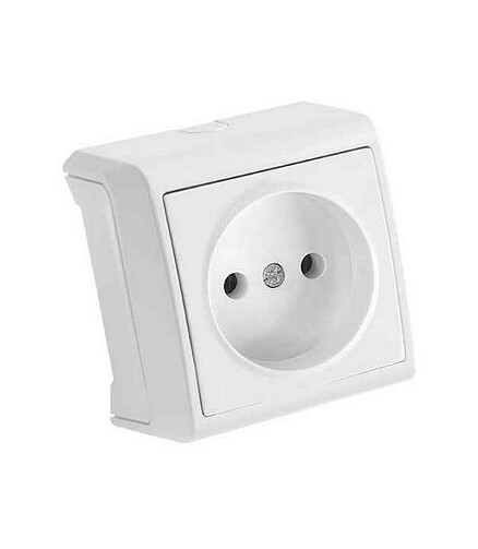 Розетка Viko VERA 90681007 1мест. белая 438x503 в Материке