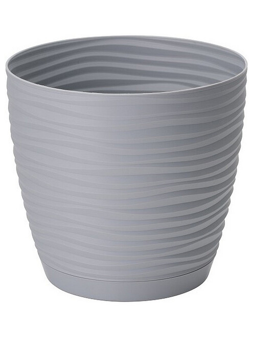 Горшок SAHARA Petit Round с поддоном(10,7х10см) пластик серый 3000-040 495x660 Горшок SAHARA Petit Round с поддоном(10,7х10см) пластик серый 3000-040 495x660 в Материке
