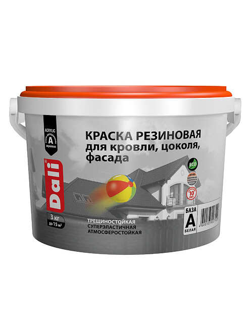 Краска DALI резиновая черная, 3кг 495x660 Краска DALI резиновая черная, 3кг 495x660 в Материке