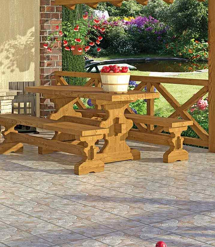 Керамогранит Beryoza Ceramica РЕЙНИР 29,3х29,3 см 1,2 м2 цвет камень 438x503 в Материке