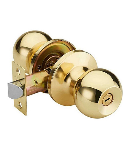 Ручка-защелка (кноб) LOCKIT ЗШ-03 (фиксатор), золото 438x503 в Материке