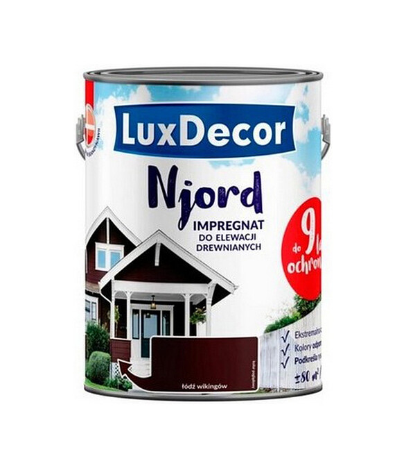 Краска LuxDecor Njord антисептик д/древесины Ладья викингов, 0,75л 586x674 в Материке
