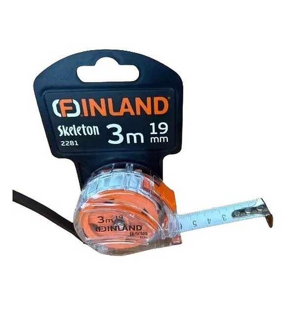 Рулетка FINLAND Skeleton 3м/19мм 586x674 Рулетка FINLAND Skeleton 3м/19мм 586x674 в Материке