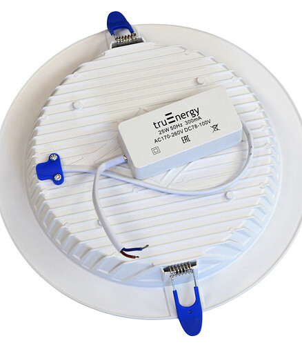 Светильник встраив. TRUENERGY 10464 светодиод. круг бел. 25W/4000К 438x503 в Материке - Вариант 2