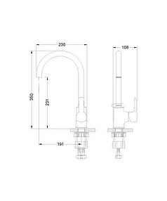 Смеситель EVITTA LM0505C (для кухни)