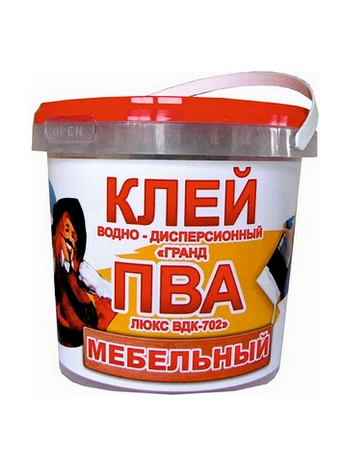 Клей Гранд ПВА Люкс ВДК-702, 1кг 495x660 Клей Гранд ПВА Люкс ВДК-702, 1кг 495x660 в Материке