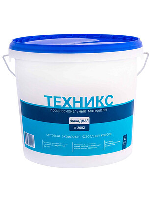 Краска ТЕХНИКС Фасад Ф-2002P шоколад, 7кг 238x286 в Материке