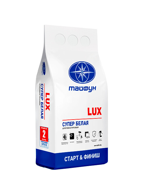 Шпатлевка Тайфун LUX гипсовая, 5кг 495x660 Шпатлевка Тайфун LUX гипсовая, 5кг 495x660 в Материке