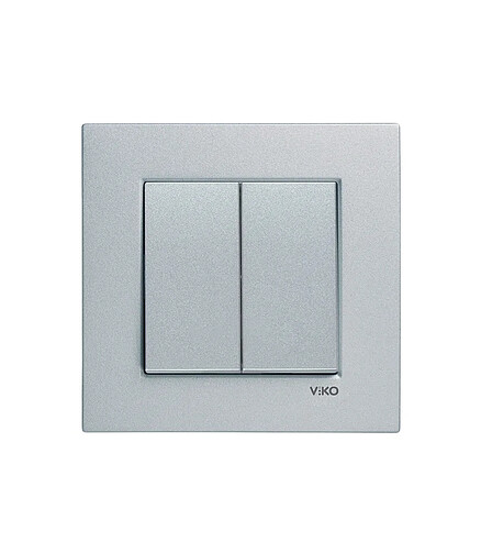 Выключатель Viko NOVELLA 92105002 2кл. серебро 438x503 в Материке - Вариант 2