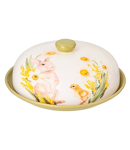 Блюдо д/блинов керам. Agness Sunday 358-2212 23х10см 438x503 в Материке