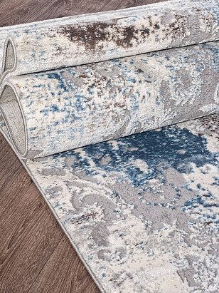 Ковер ARMINA 03853A Blue/Blue 80*150, овал 238x286 в Материке - Вариант 2