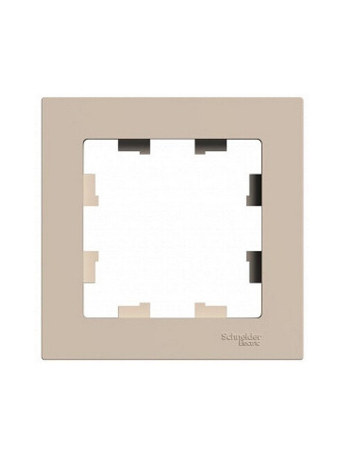Рамка SE ATLAS Design ATN001201 1мест. песочный 495x660 Рамка SE ATLAS Design ATN001201 1мест. песочный 495x660 в Материке