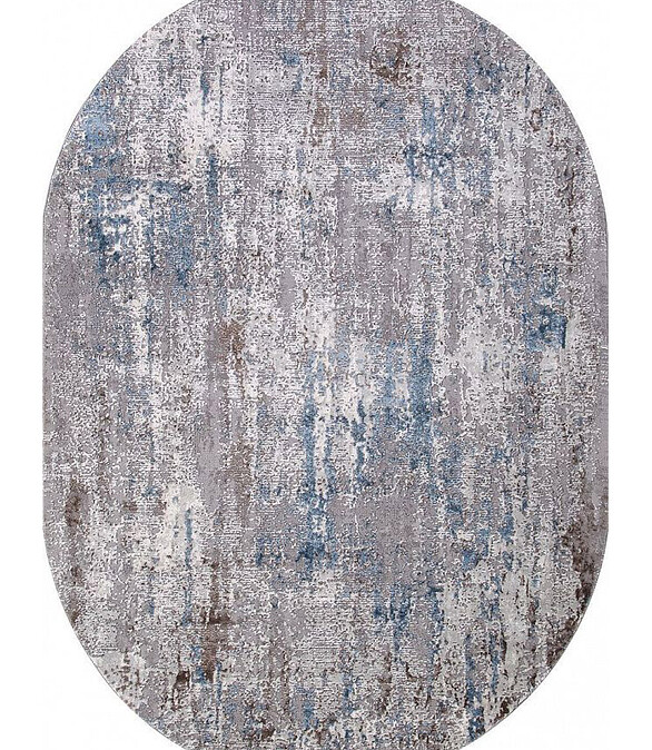 Ковер ARMINA 03856A Blue/Blue 80*150, овал 586x674 Ковер ARMINA 03856A Blue/Blue 80*150, овал 586x674 в Материке