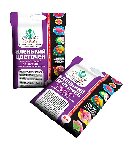Грунт КАРИО Аленький Цветочек-ЭМ (3л) 438x503 в Материке