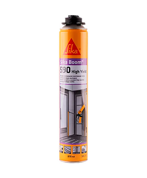Пена монтажная Sika Boom 590 High Yield проф.с увелич.выходом, 870мл 495x660 Пена монтажная Sika Boom 590 High Yield проф.с увелич.выходом, 870мл 495x660 в Материке
