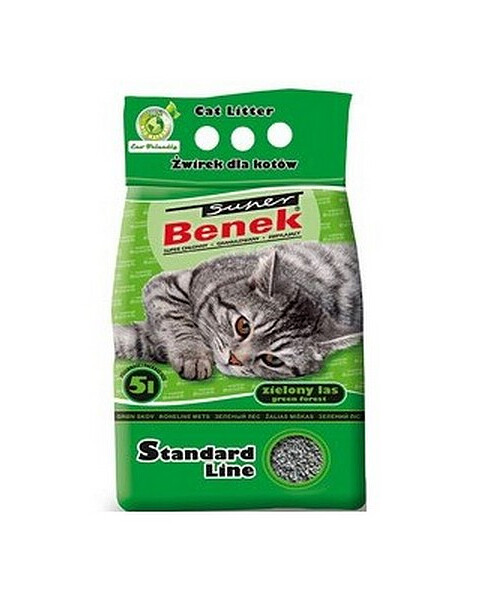 Наполнитель минеральный комкующийся Super Benek Standart Line Zielony Las (5л) 495x660 Наполнитель минеральный комкующийся Super Benek Standart Line Zielony Las (5л) 495x660 в Материке