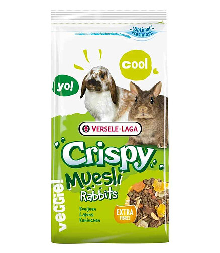 Корм для кроликов Crispy Muesli Rabbits, VERSELE-LAGA (1кг) 438x503 в Материке