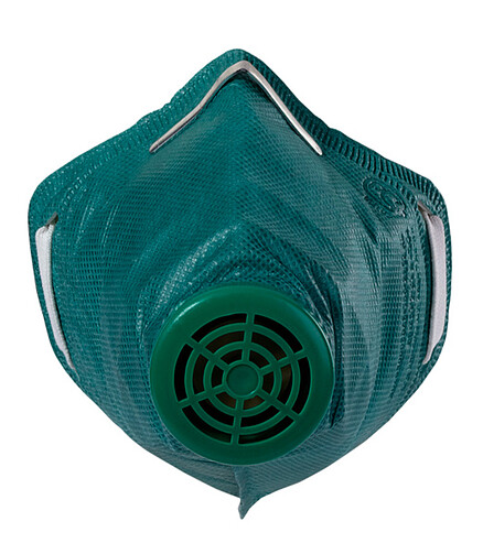 Полумаска ИСТОК Р-2 FFP2 R D спанбонд 438x503 в Материке