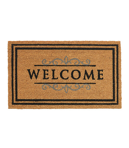 Коврик придверный кокосовый WELCOME 45*75 438x503 в Материке