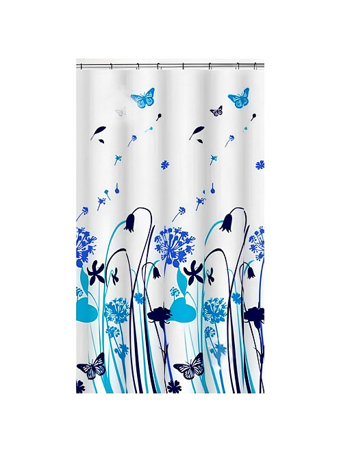 Штора для ванной комнаты WILD FLOWERS BLUE, PEVA 180х200см без колец 495x660 Штора для ванной комнаты WILD FLOWERS BLUE, PEVA 180х200см без колец 495x660 в Материке