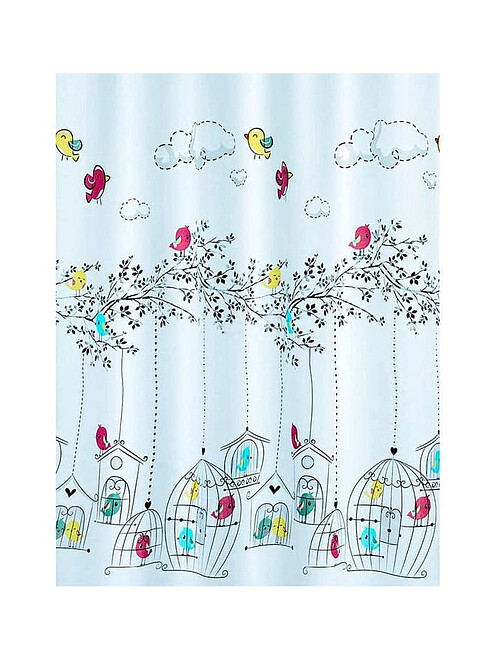 Штора для ванной комнаты JACKLINE BIRDS 180х200см без колец, 100% полиэстер 495x660 Штора для ванной комнаты JACKLINE BIRDS 180х200см без колец, 100% полиэстер 495x660 в Материке