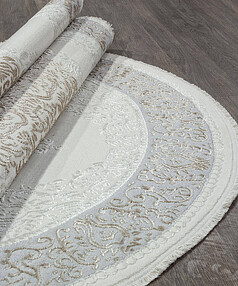 Ковер SAHARA 00759B Cream hb/Beige fdy 160*230, овал