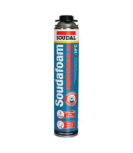 Пена монтажная SOUDAL Gun P60 профессион. Winter, 750мл 438x503 в Материке