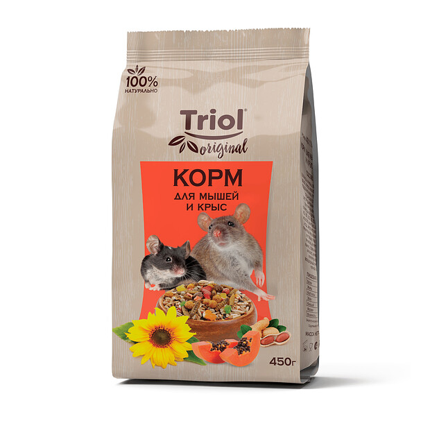 Корм для мышей и крыс Triol Original (450г) 620x620 в Материке