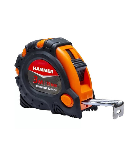 Рулетка HAMMER 00700-821603 3мх19мм 438x503 в Материке