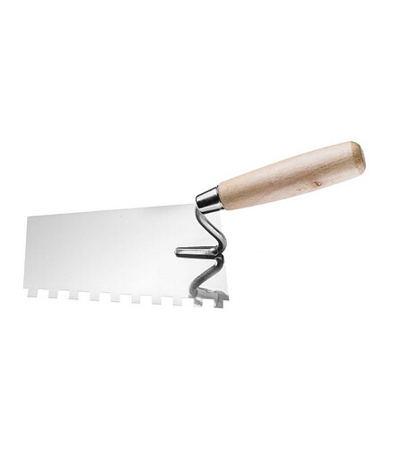 Кельма HARDY 0810-261706 трапец. зубч. 438x503 в Материке
