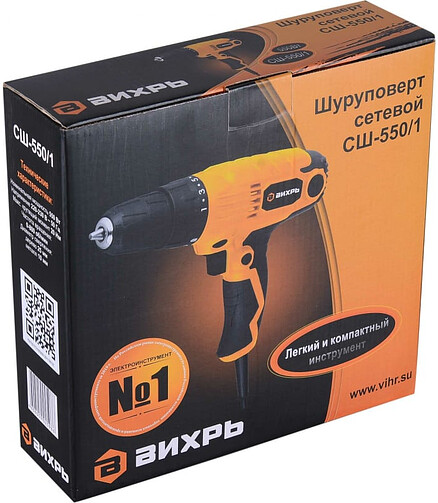 Шуруповерт сетевой ВИХРЬ СШ-550/1 550Вт 438x503 в Материке - Вариант 4